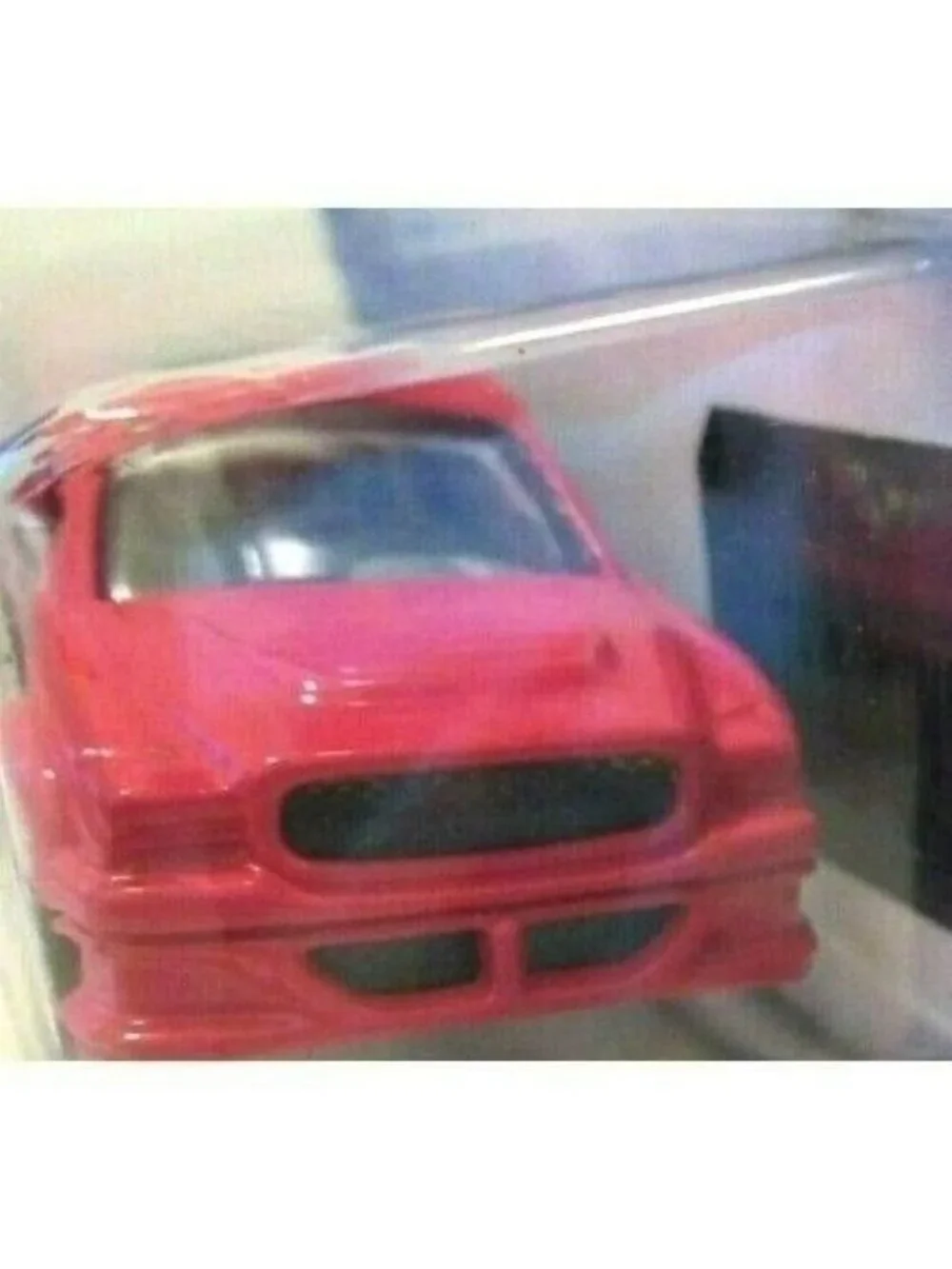 Vintage Die Cast Hot Wheels 2001 Fandango Red Metal Car NISP Factory Print ERROR